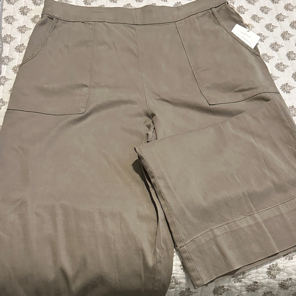 C&C California Army Green Wide Leg Pants
